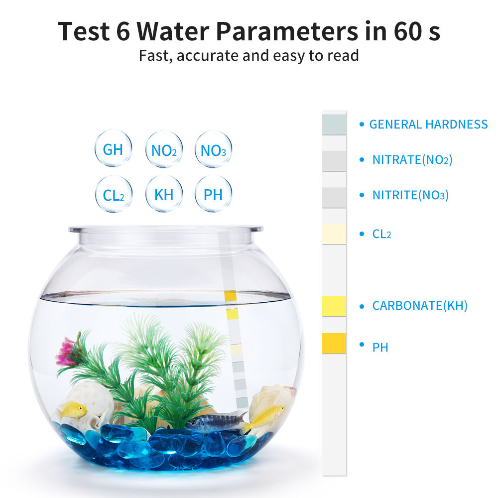 6-In-1 Water Quality Test Stri - Marine Aquarium Water Test Kit review and price