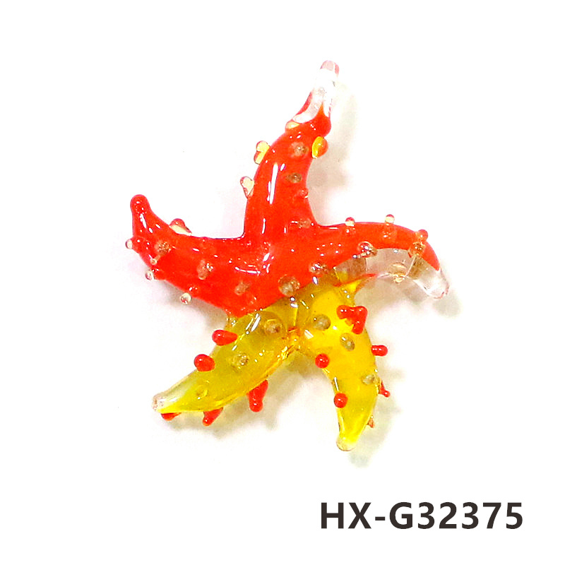 Mini Glass Starfish Pendant Co - Aquarium Marine Color review and price