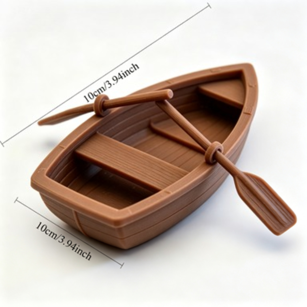 Mini Double Oar Wooden Boat Aq - Marine Aquarium Decorations review and price