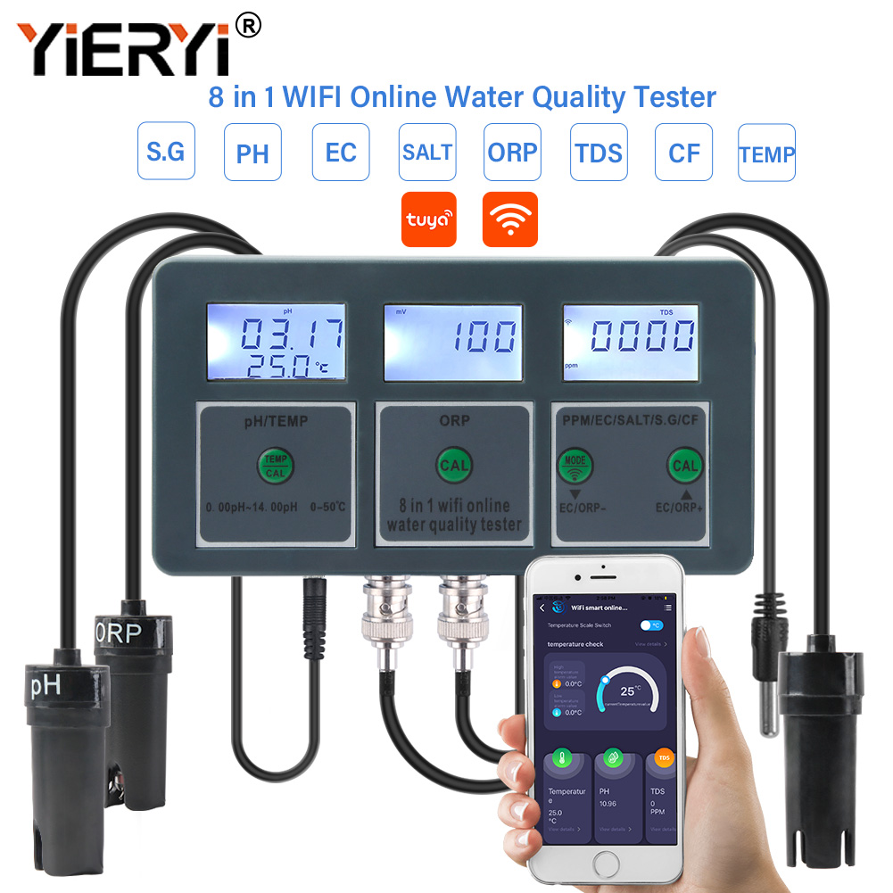 Yieryi WiFi Tuya Smart PH ORP  - Marine Aquarium Water Test Kit review and price